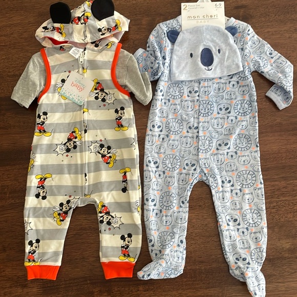 Disney Other - Disney Baby and Mon Cheri 6-9 months outfit bundle